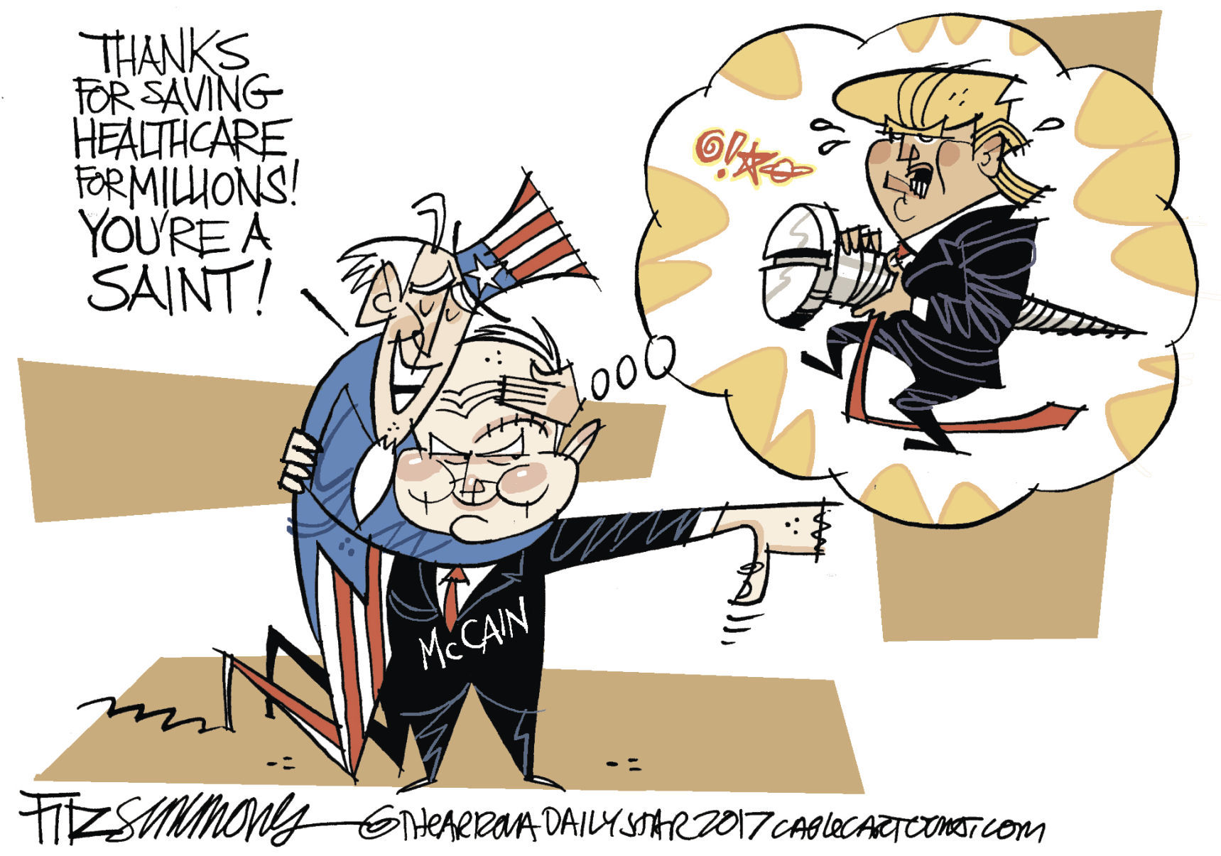 Daily Fitz Cartoon: McCain
